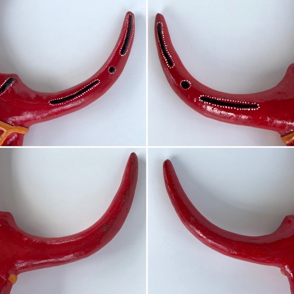 Ceramic Bull’s Head Wall Decor - Picture 9 of 17